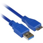 Кабель Smartbuy USB3.0 A--  micro B 1,8 m (K-750-100)/25