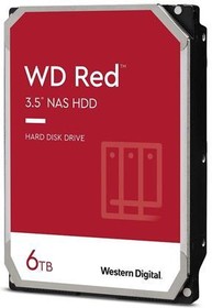 Фото 1/8 Жесткий диск NAS 6 TB WD WD60EFZX Red Plus 3.5", SATA3, 6Gb/s, 5400 RPM, 128Mb
