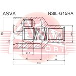 NSIL-G15RA, ШРУС внутренний левый 30x42.9x26