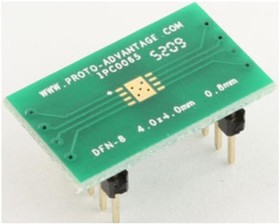 IPC0065, Sockets & Adapters DFN-8 to DIP-12 SMT Adapter