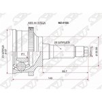 MZ-016A, Шрус наружный MAZDA 626/CRONOS/FORD TELSTAR/EUNOS 500 K8/KF/FP/FS 91-99