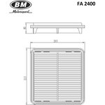 FA 2400, Фильтр воздушный