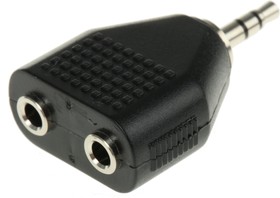 Фото 1/3 AV Adapter, Female 3.5 mm Stereo to Male 3.5 mm Stereo