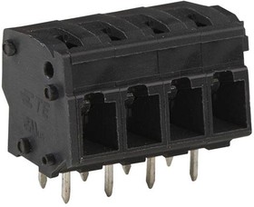 2834080-1, Fixed Terminal Blocks 5.0MM SIDE ENTRY MSC 2P GY