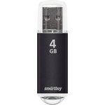 USB накопитель Smartbuy 4GB V-Cut Black (SB4GBVC-K)