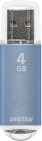 Фото 1/8 USB 2.0 накопитель Smartbuy 4GB V-Cut Blue (SB4GBVC-B)