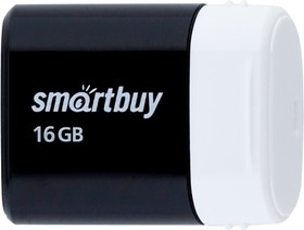 Фото 1/9 USB 2.0 накопитель Smartbuy 016GB LARA Black (SB16GBLARA-K)