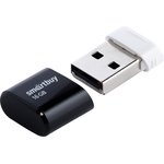USB 2.0 накопитель Smartbuy 016GB LARA Black (SB16GBLARA-K)