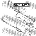 Пыльник рулевой NISSAN MAXIMA A32 NRKB-P11