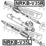 Пыльник рулевой левый NISSAN TEANA J31 2006.04-2008.02 NRKB-V35L