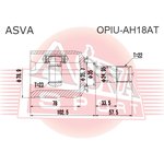 ШРУС внутренний OPEL ASTRA H 2004- ASVA OPIU-AH18AT