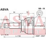 SB-19, ШРУС наружный 18x50x24