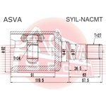 SYILNACMT Шрус внутренний левый 34x41x27