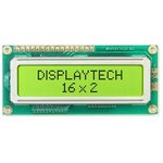 162C BC BC, LCD Character Display Modules & Accessories 16x2 Char Display Yel/Grn STN
