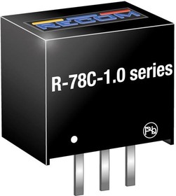 R-78C1.8-1.0, Non-Isolated DC/DC Converters CONV DC/DC 1A 5-42VIN 1.8VOUT