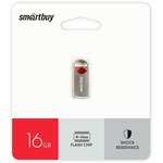 USB 2.0 накопитель Smartbuy 016GB MC8 Metal Red (SB016GBMC8)