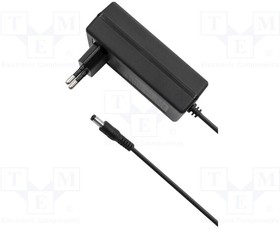 50781, Power supply: switched-mode; plug; 5VDC; 5A; 25W; Plug: straight