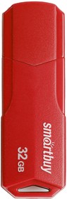 Фото 1/5 USB 2.0 накопитель SmartBuy 32GB CLUE Red (SB32GBCLU-R)