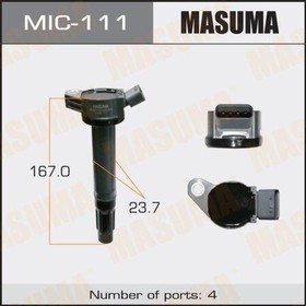 Фото 1/2 MIC-111, Катушка зажигания Toyota Camry (V40, V50) 06-, 12-, RAV 4 06- (2GRFE, GGA10) MASUMA