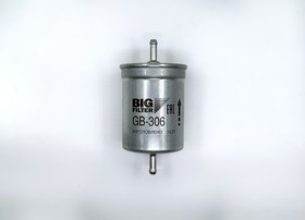 Фото 1/5 GB-306, Фильтр топливный двс 406 под хомут металл Big Filtr