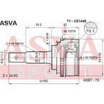 ty-ce1a48, Шрус наружный 32x56x26 TOYOTA TOYOTA : CARINA E(UKP) 1.6L