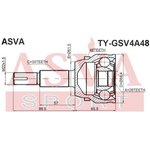 ty-gsv4a48, Шрус наружный 26x61.5x30 TOYOTA CAMRY GSV40 2006-