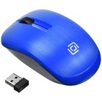 1090723, Мышь компьютерная Oklick 525MW синий опт (1000dpi) беспр USB (2but)