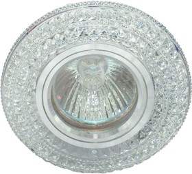 Встраиваемый светильник SMD/MR16 3000К зеркальный прозрачный (SMD 3Вт), FT 964 SLWH