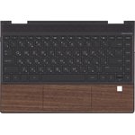 Клавиатура (топ-панель) для ноутбука HP Envy x360 13-AR черная с ...