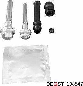 108547, Комплект направляющих тормозного суппорта переднего (направляющая O 7/9 mm, супп