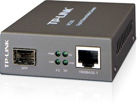 Фото 1/10 TP-Link MC220L Гигабитный медиаконвертер с разъёмом SC с поддержкой модулей Mini-GBIC