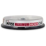 UL120052A8L, Диск CD-R Mirex 700 Mb, 52х, Maximum, Cake Box (10), (10/300)