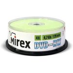 UL130032A4M, Диск DVD-RW Mirex 4.7 Gb, 4x, Cake Box (25), (25/300)
