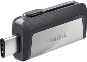 Фото 1/5 Флеш Диск Sandisk 32Gb Ultra Dual SDDDC2-032G-G46 USB3.0 серый/узор