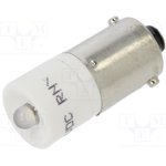 186003AW3D, Индикат.лампа: LED; BA9S,T10; белый; пластик; 24-30ВDC; -20-60°C