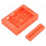 FIT0936, Case Silicone Red Hand Held, Split Sides 3.091" L x 2.146" W (78.50mm x ...