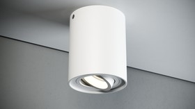 Фото 1/2 Quest Light Светильник накладной, поворотный, белый, под лампу GU10, IP20 LONER 1ED white