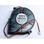 Вентилятор Servo SMBD24Z4 DC 24V 0.12A 2.7W 76x25 2pin улитка