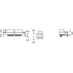 D-Sub plug, 15 pole, standard, equipped, straight, solder pin, 7-1393740-9