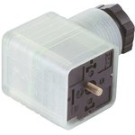 Фото 2/2 GDML2011LED24, Прямоугольный разъем питания, со светодиодом, 2+E, 2 контакт(-ов), Монтаж на Кабель, Винт, Гнездо