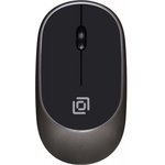 Мышь Oklick 535MW, оптическая, беспроводная, USB, черный и серый [1103653]