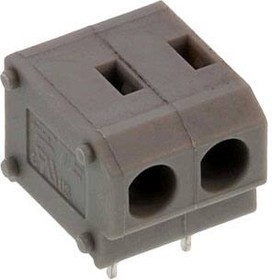 2834090-1, Conn PC Terminal Block RCP 2 POS 5.08mm Solder ST Thru-Hole 10A/Contact Box/Carton