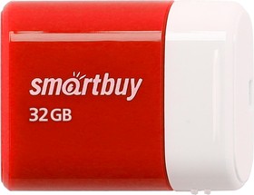 Фото 1/6 USB 2.0 накопитель Smartbuy 032GB LARA Red (SB32GBLARA-R)