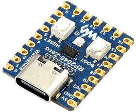 Фото 1/10 RP2040-Zero, Отладочная плата на базе микроконтроллера Raspberry Pi RP2040