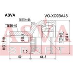 VO-XC9BA48, ШРУС передний 28x56,9x40