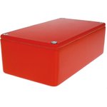 RTM5005/15-RED, 5000 Series Red Die Cast Aluminium Enclosure, IP54, Red Lid ...