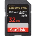 Карта памяти SanDisk Extreme Pro SDHC UHS-I Class 3 V30 100/90 MB/s 32GB ...