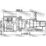 2111-FOCRH, 2111-FOCRH_ШРУС внутренний правый к-кт!\ Ford Focus 98-04 ...