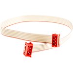 1483351-3, Ribbon Cables / IDC Cables MICRO-MATCH LEAD 06P 250MM CABLE ASSY