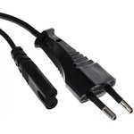 Кабель для аудио-видео техники IEC-320-C7--розетка 220V, 2-pin, 0.5м  ...